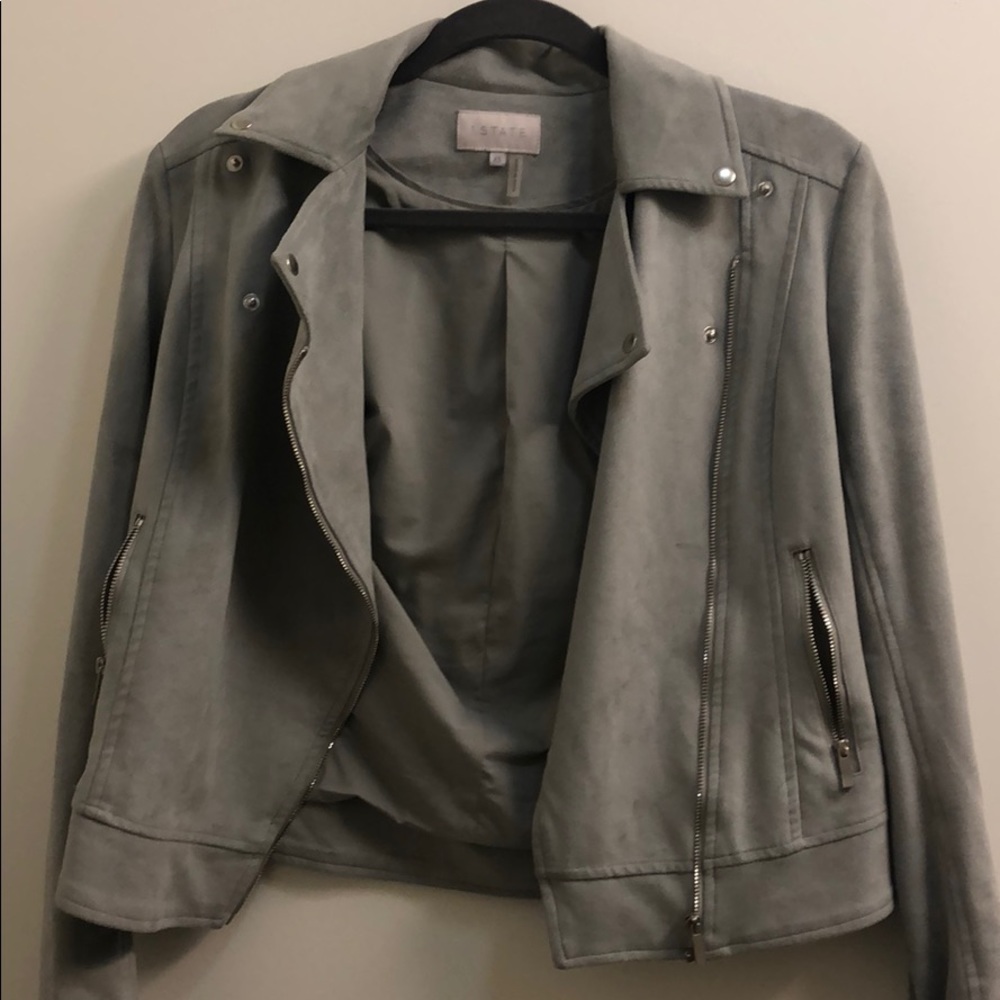 1 State light grey MOTO jacket - very good shape